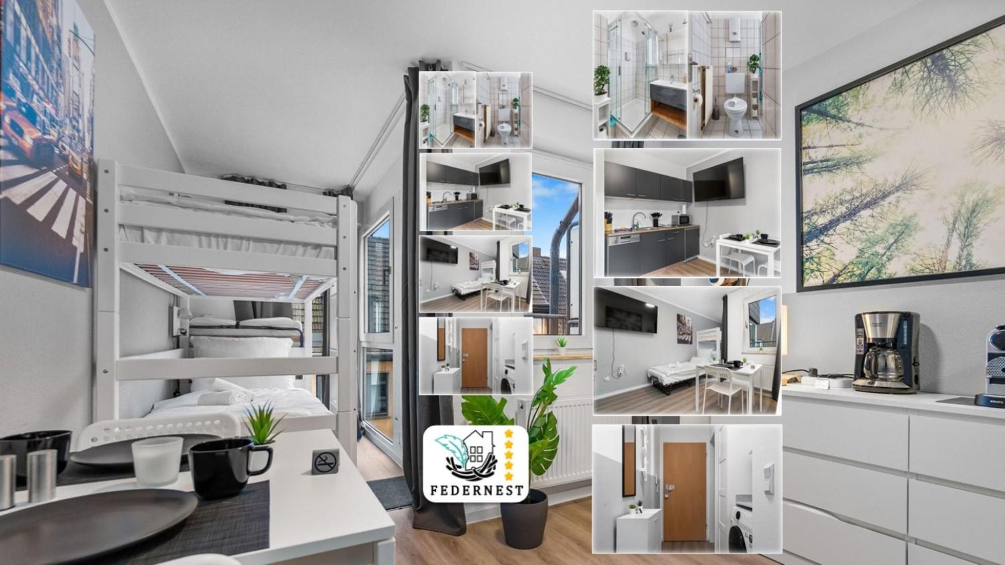Messe, Monteure, Budget - Einfache Komfortable 2 Personen Wohnung Дуйсбург Екстер'єр фото