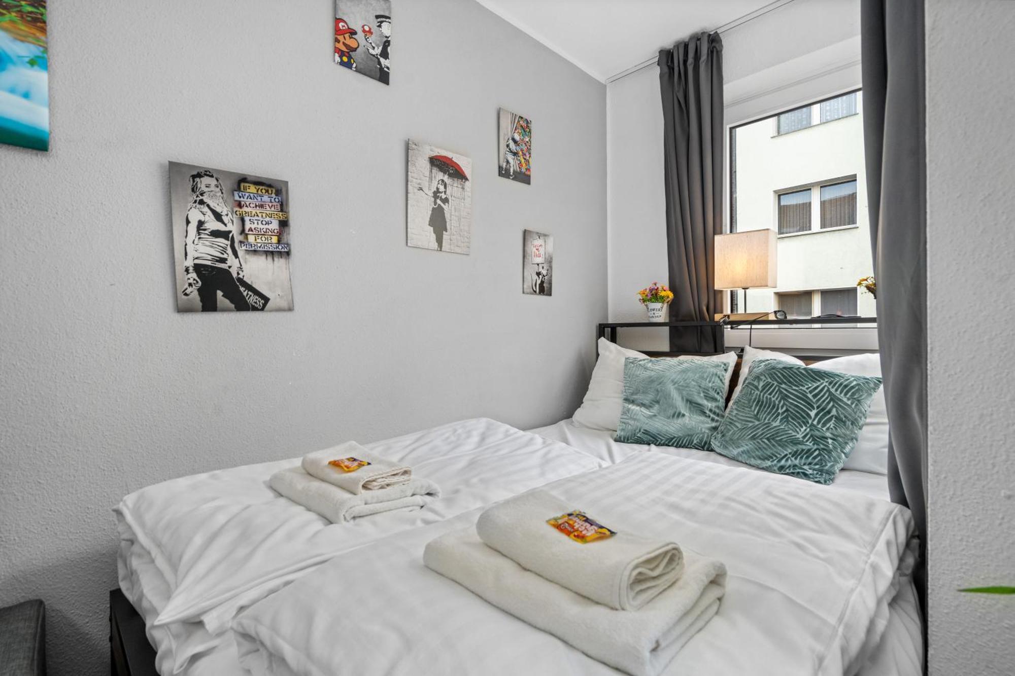 Messe, Monteure, Budget - Einfache Komfortable 2 Personen Wohnung Дуйсбург Екстер'єр фото