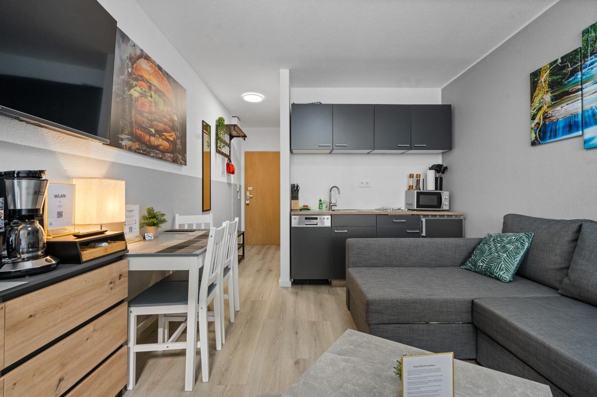 Messe, Monteure, Budget - Einfache Komfortable 2 Personen Wohnung Дуйсбург Екстер'єр фото