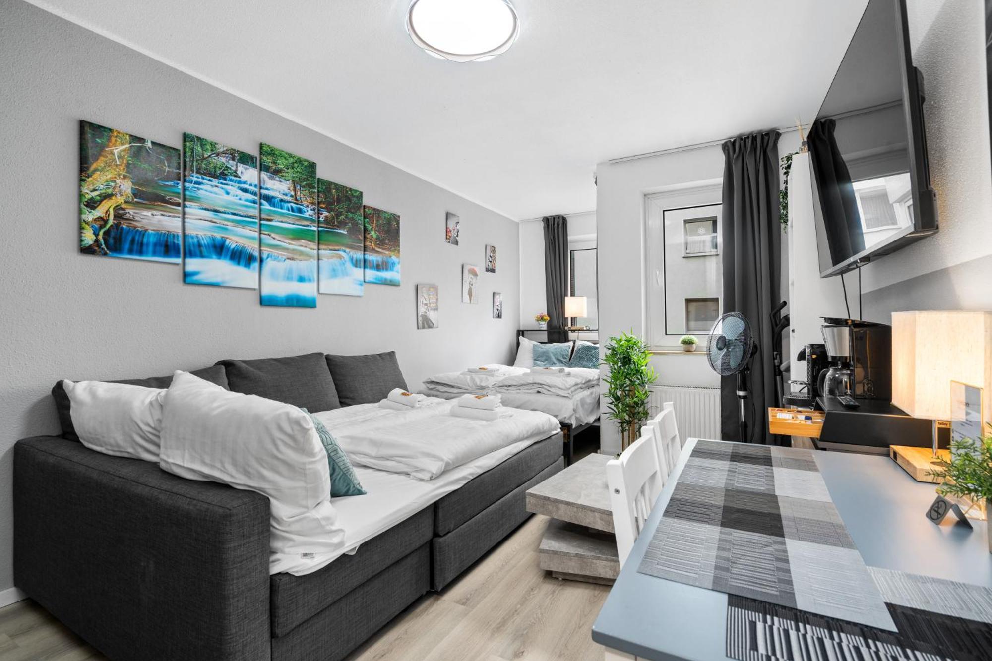 Messe, Monteure, Budget - Einfache Komfortable 2 Personen Wohnung Дуйсбург Екстер'єр фото